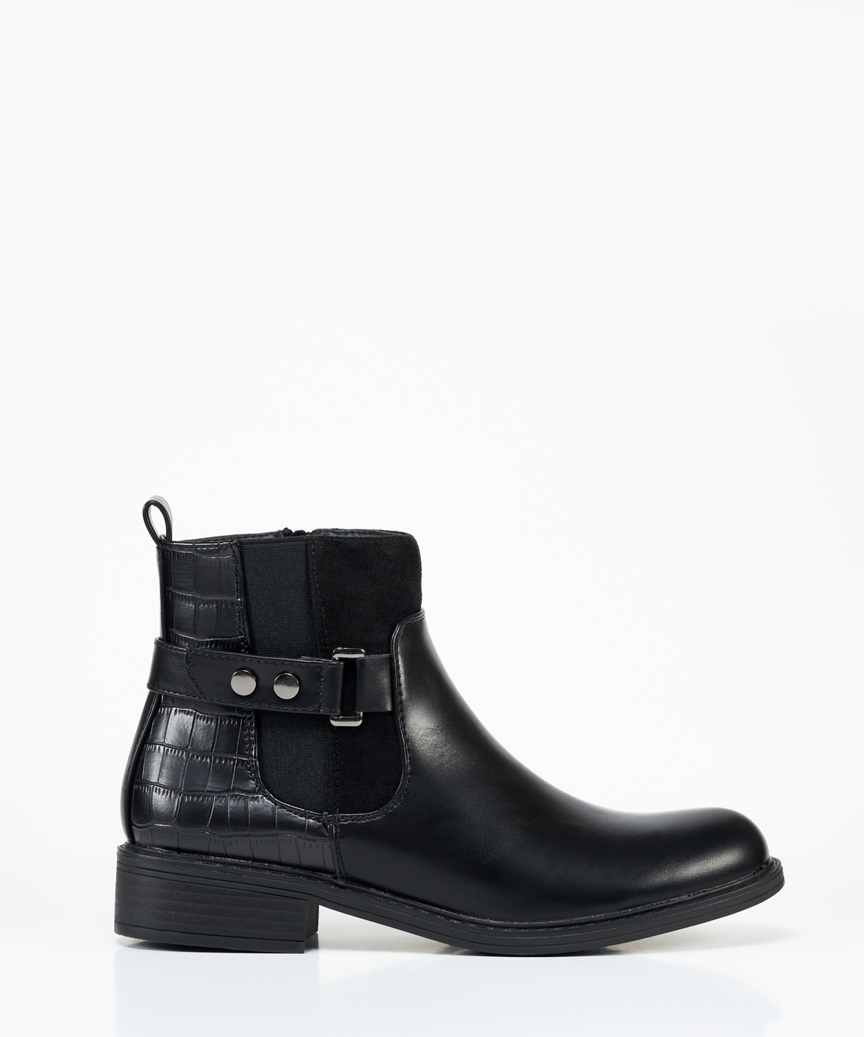 Botim com fivela texturizada image number null